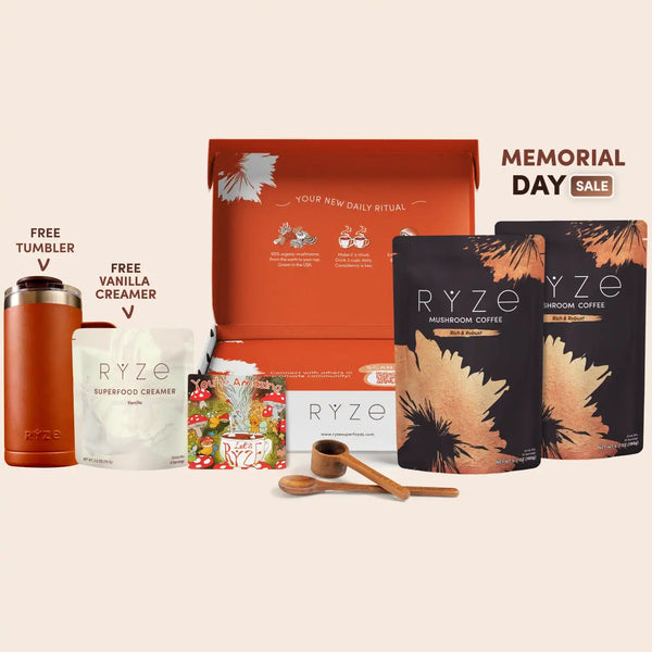 Mushroom Coffee Dark Roast Starter Kit (Upgrade) v10119