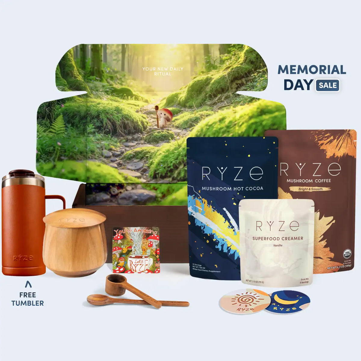 RYZE Ritual Set (Cocoa + Coffee) v10043