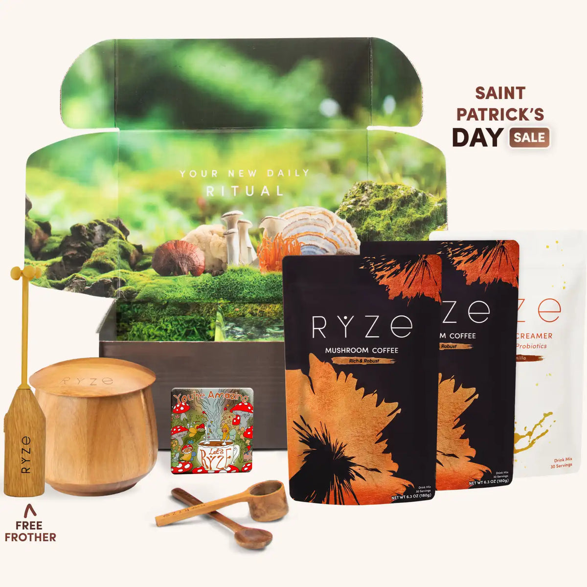 Mushroom Coffee Ritual Set v10113