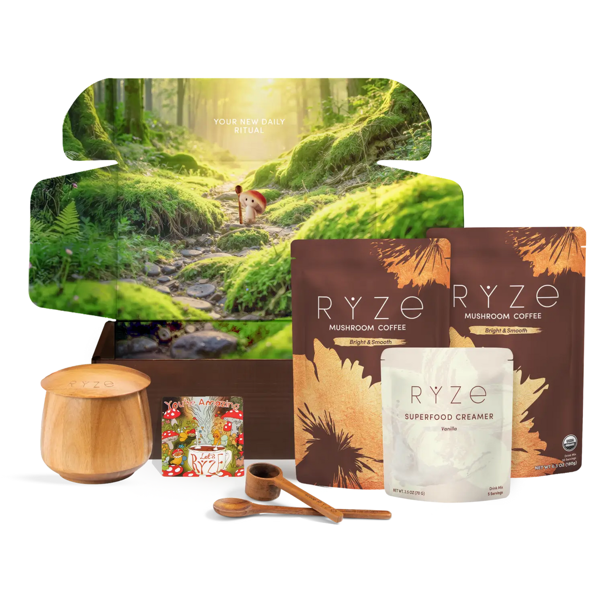 Mushroom Coffee Ritual Set (6 Month Plan) v10114